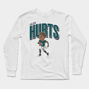 Jalen Hurts Caricature Long Sleeve T-Shirt